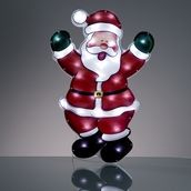 Hellum LED-Weihnachtsmann holografisch außen