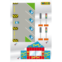Auto Park Garage mit 3 Ebenen + Fahrzeuge