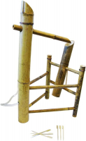 Ubbink BAMBOO - Bambus-Wasserschaukel - H66 x 39 x 30 cm