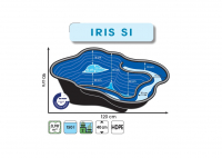 Ubbink Iris SI Fertigteich HDPE, 150 l
