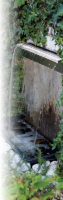 Ubbink NIAGARA 30 - Wasserfall - Inox 304, mit Schlauchanschluss 1 - H10 x 30 x 12,5 cm