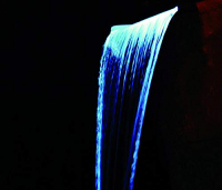 Ubbink Niagara LED 30 R  - Wasserfall, Inox 304, Trafo 12V, 20 LEDs kaltweiß, 1 - H10 x 30 x 12,5 cm, LED: 180 Lumen, EEK A+, 3W         