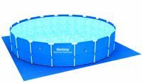 Bestway 56462 Frame Pool Steel Pro Set mit Filterpumpe + Zubehör  549 x 122 cm