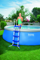 Bestway 56462 Frame Pool Steel Pro Set mit Filterpumpe + Zubehör  549 x 122 cm