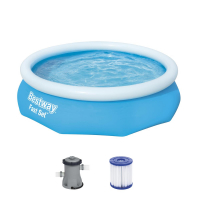 Bestway Fast Set Pool Set mit Filterpumpe 305 x 76 cm