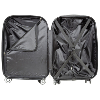 Kofferset 3 tlg. Trolleyset Reisekoffer ABS - Hartschale LEOPARD