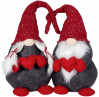 2 x Wichtel 35 cm, Wichtelpaar, Weihnachtswichtel, Weihnachtsfiguren