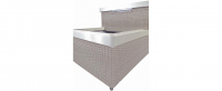 Ubbink AVEIRO DAVEPORT - Terrassenteich, Polyrattan grau-beige