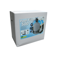 Ubbink PoolFilter - Set 9,0 m?/h f?r Pools < 70 m? - ? 500mm - Leistung 17m?/h - 3,5bar - Kap. max. 75kg - 6-Wege-Ventil + Poolmax TP75