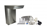 Ubbink Straight LED - Wasserfall, Inox 316L, 20 LEDs blau