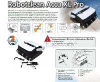Ubbink Robotclean Accu XL Pro für Boden, Wände und Wasserstandslienie