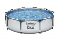 Bestway Steel Pro MAX Frame Pool, 305 x 76 cm, ohne Pumpe