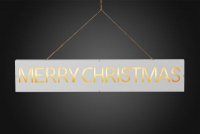 Hellum LED-Bild Merry Christmas 11 BS warmweiß/weiß innen