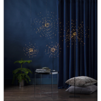 STAR Trading LED-Stern Firework zum Hängen 120 BS ww/schwarz