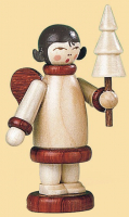 Schwibbogen Bescherung Elektr. Beleuchtet, Natur (230V 50hz), 57x11x32cm