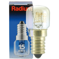 Backofenlampe E14/15W, Birnenform