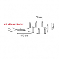 Rotpfeil Weihnachtskette