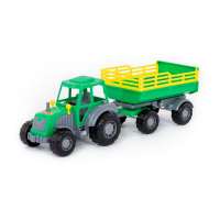 Wader Little Farmer Traktor mit 2-Achsanhänger