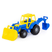 Wader Little Farmer Traktor mit Heckbagger