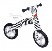 Laufrad aus Holz, Holzlaufrad, Zebra