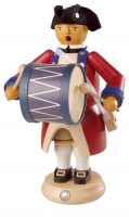 Räuchermann Bass Trommler, 24cm Virginia State Garrison Regiment