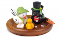 Motivplattform für Elektr.Spieldosen, Rolf Zuckowski Edition ''HALLO Mama! Hallo Papa!'' Vogelhochzeit, 13cm